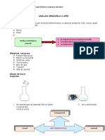 m5 Determinarea Calitatii Apei Folosite in Industria Alimentara ANALIZA SENZORIALA A APEI Si Teme
