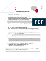 (Huong Dan) - Additional TRF Application Form