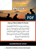 Di Balik Usia 40 Tahun Manusia (Al-Ahqaf 15)