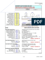 Concrete Slab Analysis Program