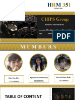 (HRM 351) CHIPS Group - Business Presentation - MadebyConbelyly