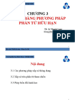 Chương 3 - Xấp xỉ bằng phương pháp phần tử hữu hạn