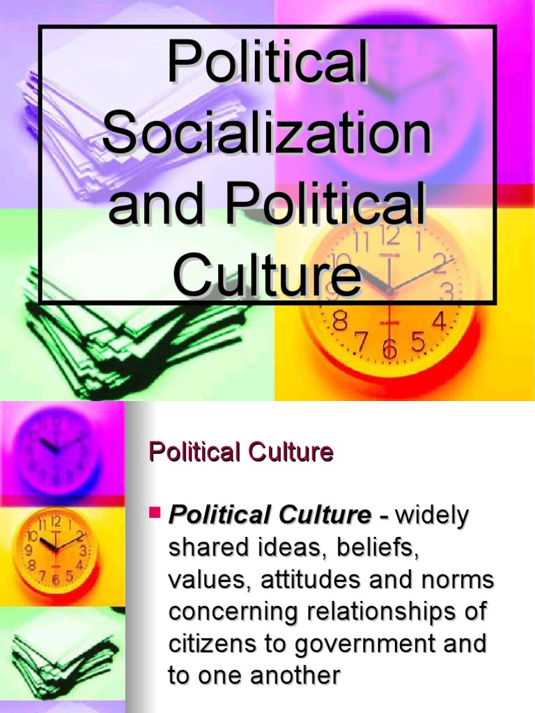 Political Culture and Socialization Explained | PDF | Socialization ...