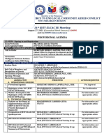 21st JRTF-ELCAC XII Provisional Agenda