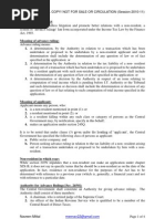 Advance Ruling (C&Q)