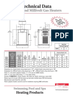 Technical Data: Digital and Millivolt Gas Heaters