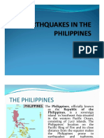 CE435 - Lesson 2 - Earthquakes in The Philippines