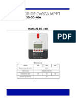 Manual Regulador Mppt 12 24