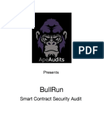 Bullrun: Smart Contract Security Audit