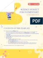 Science Subject For Elementary 2nd Grade Chemistry