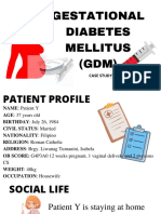 Gestational Diabetes Mellitus (GDM)