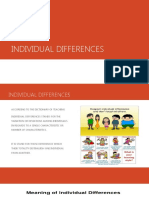Individual Differences Powerpoint Tuesday Class