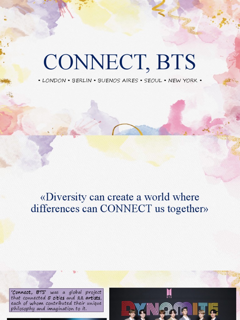 Connect BTS: Global Art Project E-Book | PDF