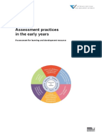 Assessment Practices in The Early Years: Assessment For Learning and Development Resource
