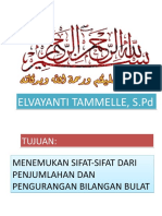 Sifat-Sifat Penjumlahan Dan Pengurangan