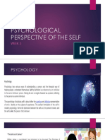 Psychological Perspective of the Self