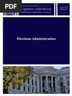 Wisconsin State Auditor Report of 2020 Election