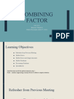 Pertemuan 03 Combining Factor