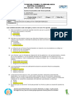 Instituto Rafael Pombo, Floridablanca Gestión Académica Gestión de Aula - Guía de Aprendizaje