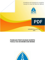 Panduan Penyusunan Skripsi Feb PDF