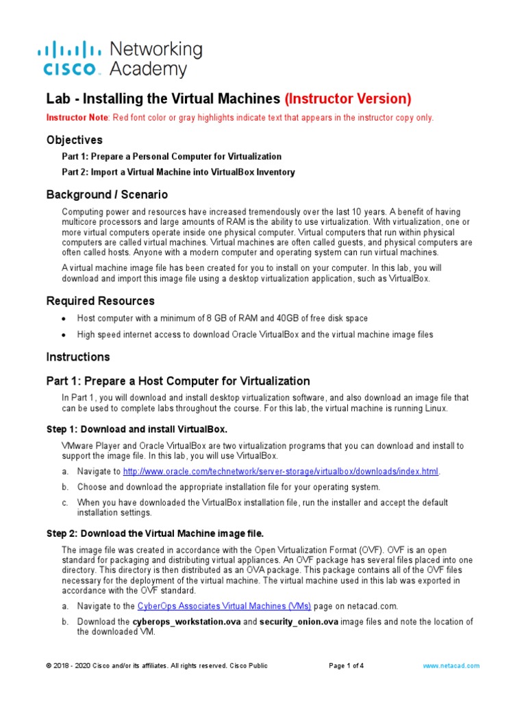Virtual Machine Installation Guide | PDF | Virtual Machine | Virtualization