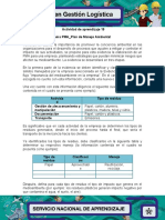 AA19 - LOGISTICA - Evidencia 10 PMA Plan de Manejo Ambiental W