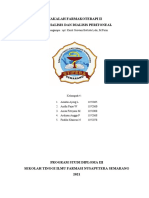 Makalah Farmakoterapi II Kelompok 4 Hemodialisis Dan Dialisis Peritoneal