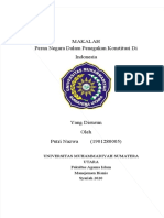 PDF Makalah Peran Negara Dalam Penegakan Konstitusi Di Indonesia