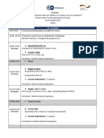 Agenda - Instruire Video 16 Octombrie 2021