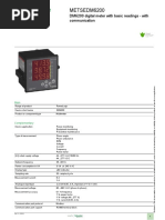 EasyLogic PM1000 Series - METSEDM6200