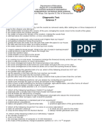 Diagnostic Test Science 7: NAS Via Verde Village, San Agustin II, City of Dasmarin#as