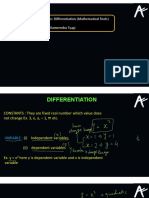 Chapter's Name: Differentiation (Mathematical Tools) Lecture No.: 1 Faculty Name: Karmendra Tyagi