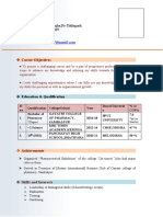 PREMRAJ SAHU'S RESUME