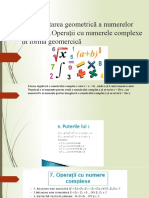 Reprezentarea Geometrică A Numerelor Complexe