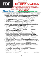 Namma Kalvi 12th English Revision Exam 2020 Questions With Answers 217856