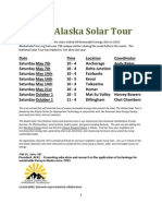 Alaska Solar Tour State Wide 2011