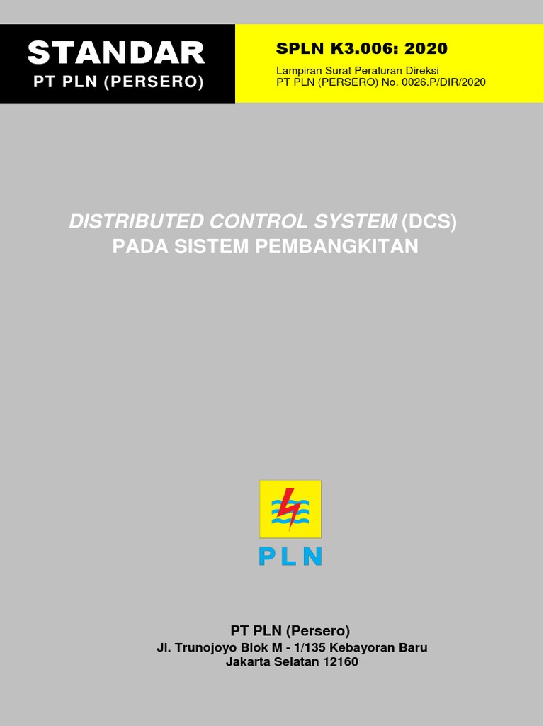 DCS pada Sistem Pembangkitan PLN | PDF