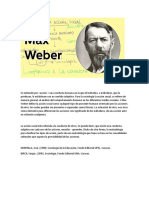 Acción social según Max Weber