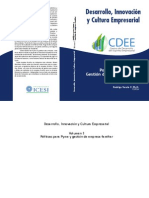 Políticas para Pyme y gestión de empresa familiar: volumen 3. Desarrollo, Innovación y Cultura Empresarial