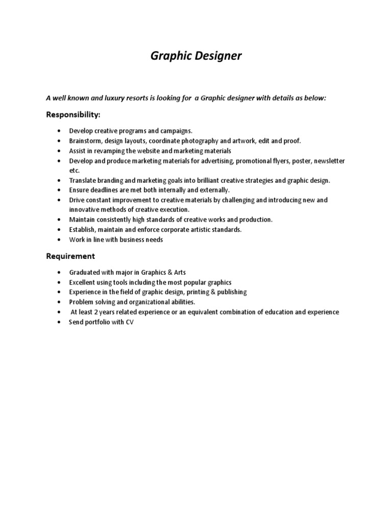 Graphic Designer PDF