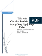 Tiểu luận KEO HÁO NƯỚC