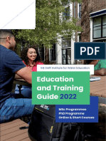 Education and Training Guide: MSC Programmes PHD Programme Online & Short Courses