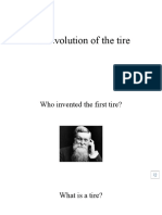 The Evolution of the Tire