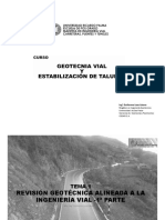 Geotvial 1 Revisión Geotécnica Alineada a La Ing Vial - 1a Parte