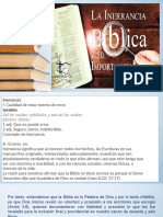 Inerrancia de La Biblia