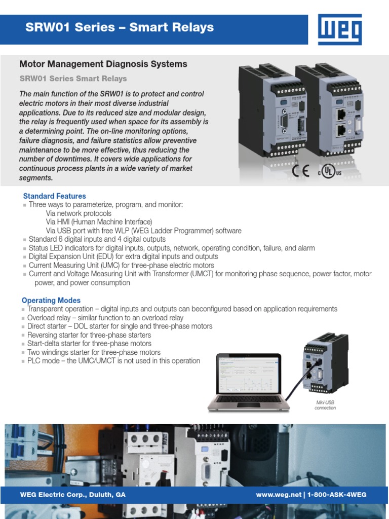 WEG SRW01 Flyer 50098645 en | PDF | Relay | Usb