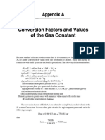 Conversion Factors and Values of The Gas Constant: Appendix A