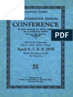 LDS Conference Report 1930 Annual