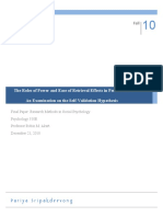 The Roles of Power and Ease of Retrieval Effects in Persuasion: An Examination On The Self-Validation Hypothesis by Pariya Sripakdeevong