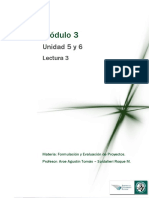 Lectura 3 - Análisis Económico y Financiero Del Proyecto